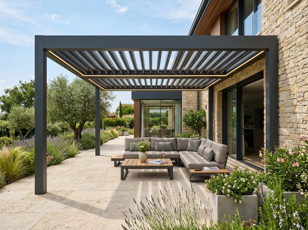 Pergola bioklimatyczna lamelowa